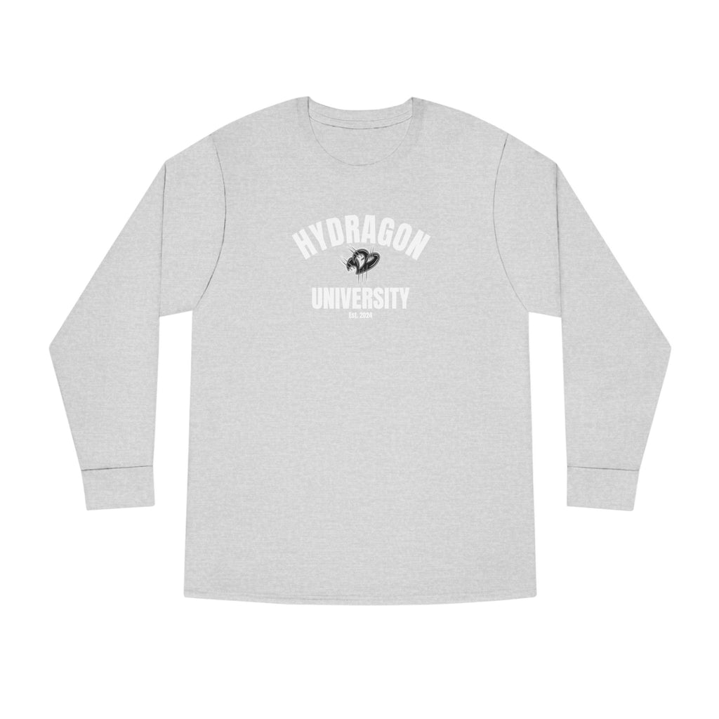 Hydragon University Long Sleeve Crewneck Tee