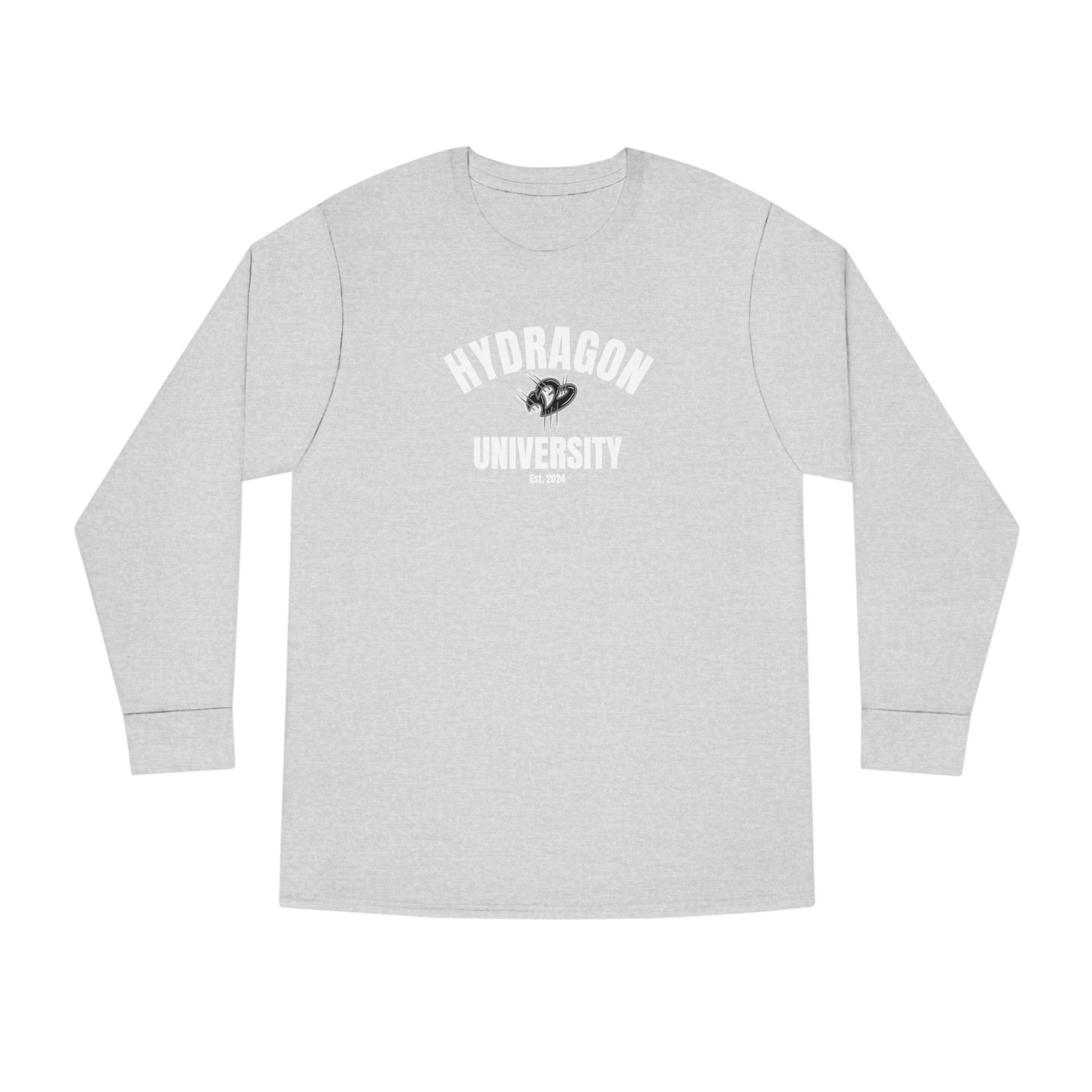 Hydragon University Long Sleeve Crewneck Tee