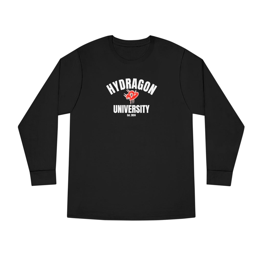 Hydragon University Long Sleeve Crewneck Tee
