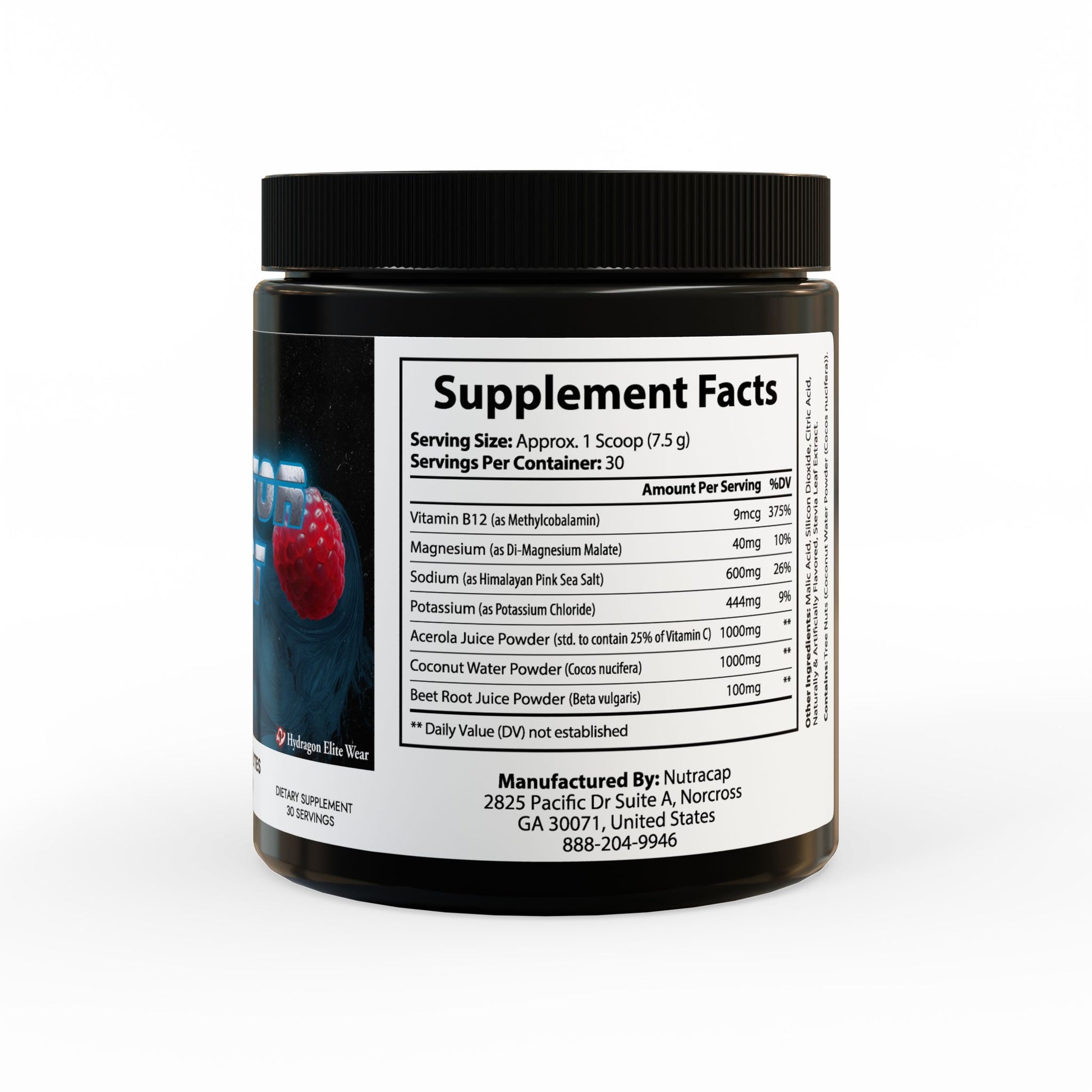 “GLADIATOR SWEAT" ION + Select Electrolyte Powder ZERO CAFFEINE (225g, 7.9oz)