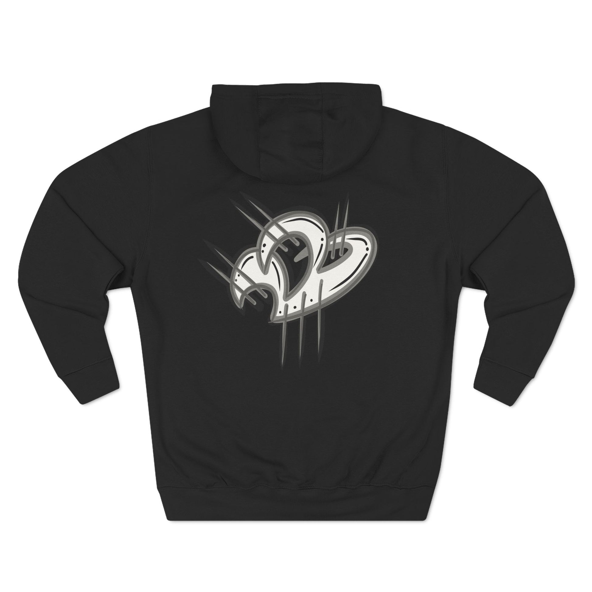 The Elite Collegiate Solid Unisex Hoodie - Black Team