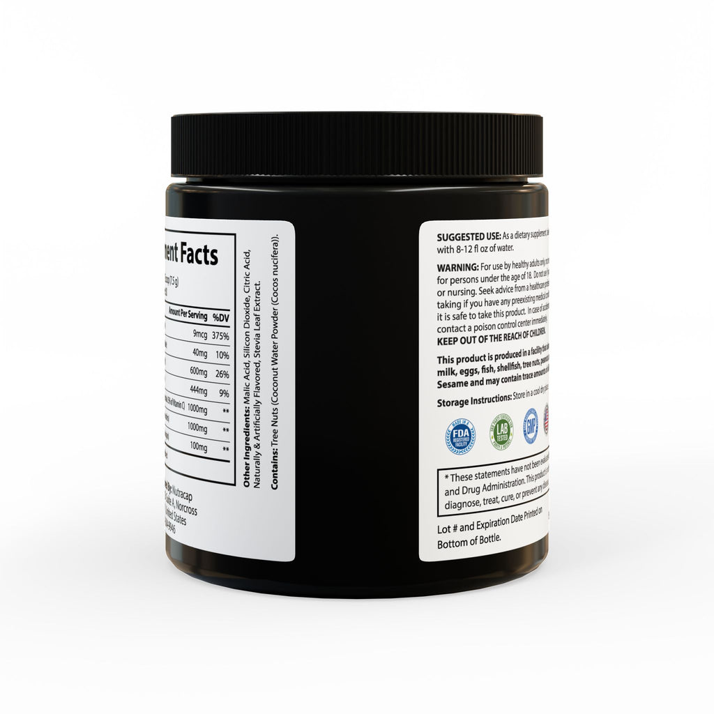 Hydragon "BLEEDING RASPBERRY" ION + Select Electrolyte Powder ZERO CAFFEINE (225g, 7.9oz)