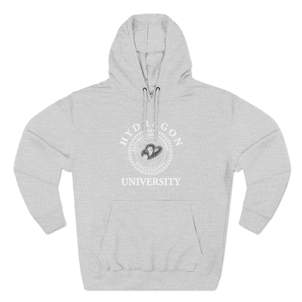 The Elite Collegiate Solid Unisex Hoodie - Grey Team