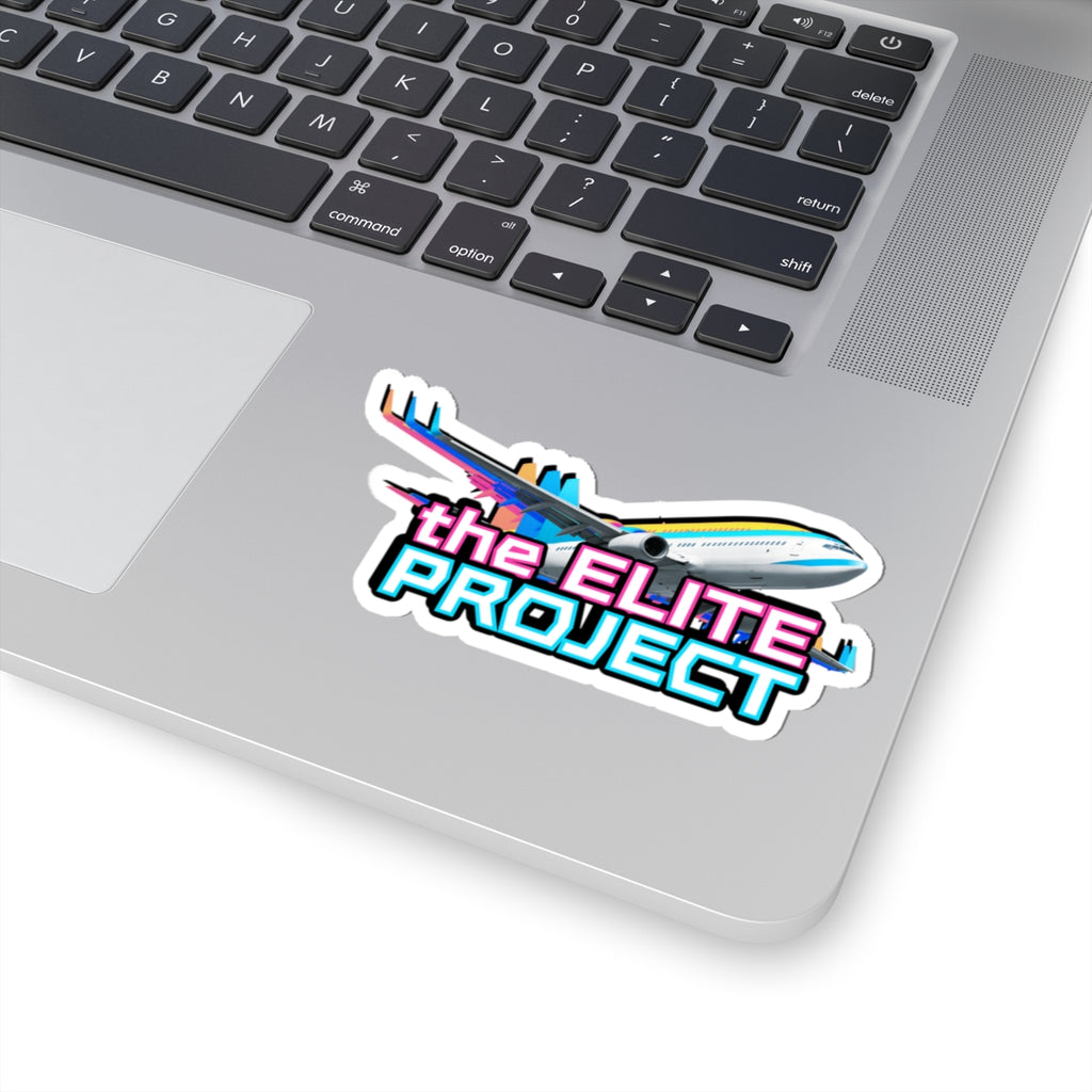 The Elite Project Die-Cut Private Jet Sticker