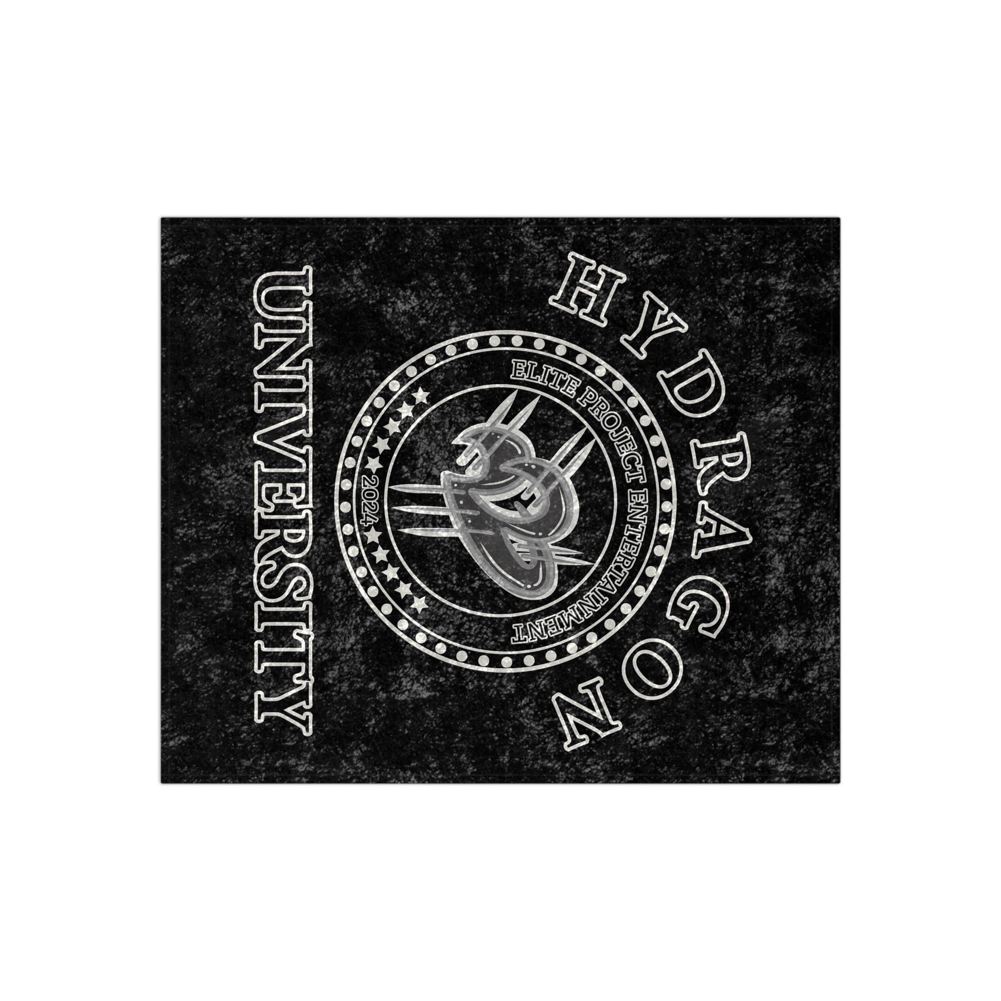 Hydragon University Crushed Velvet Blanket