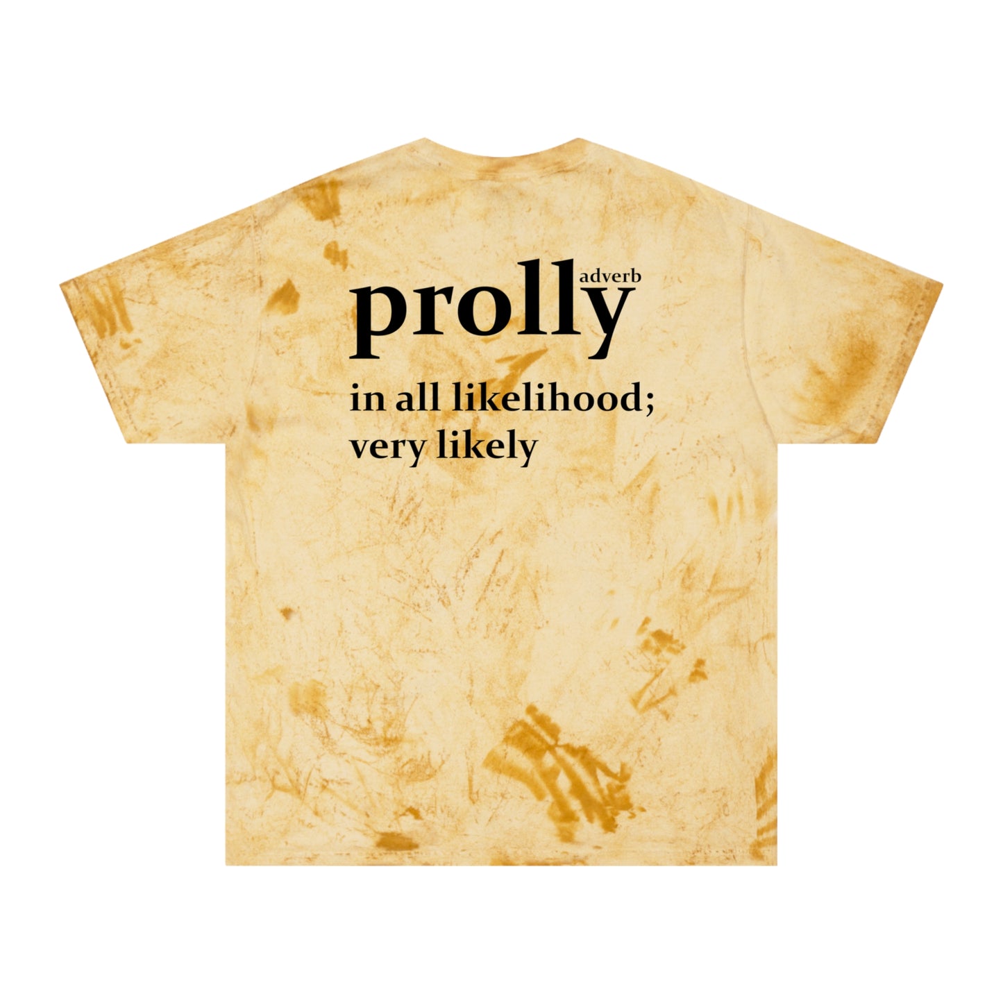 "Prolly" Wordmark GARMENT DYED UNISEX CAMICIA