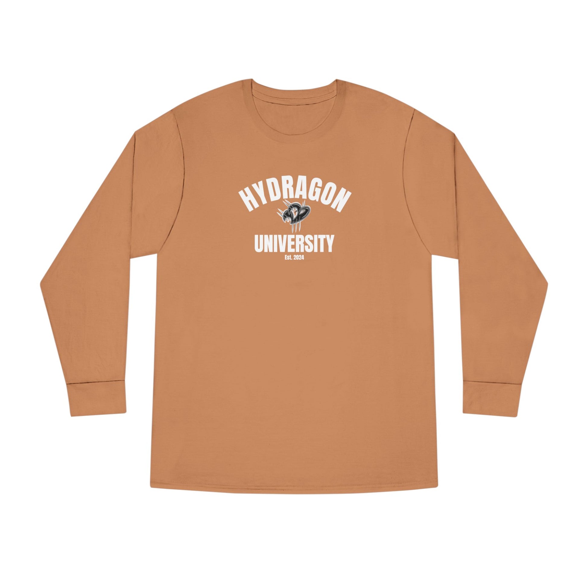 Hydragon University Long Sleeve Crewneck Tee