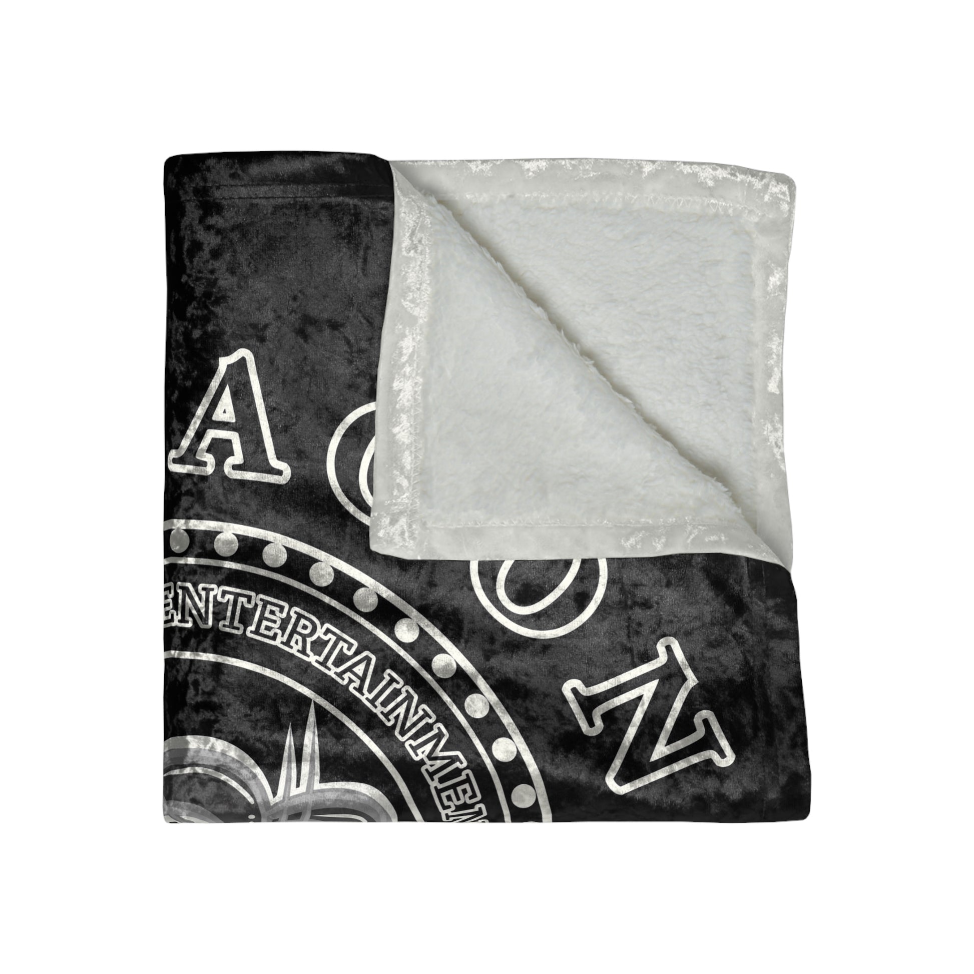 Hydragon University Crushed Velvet Blanket