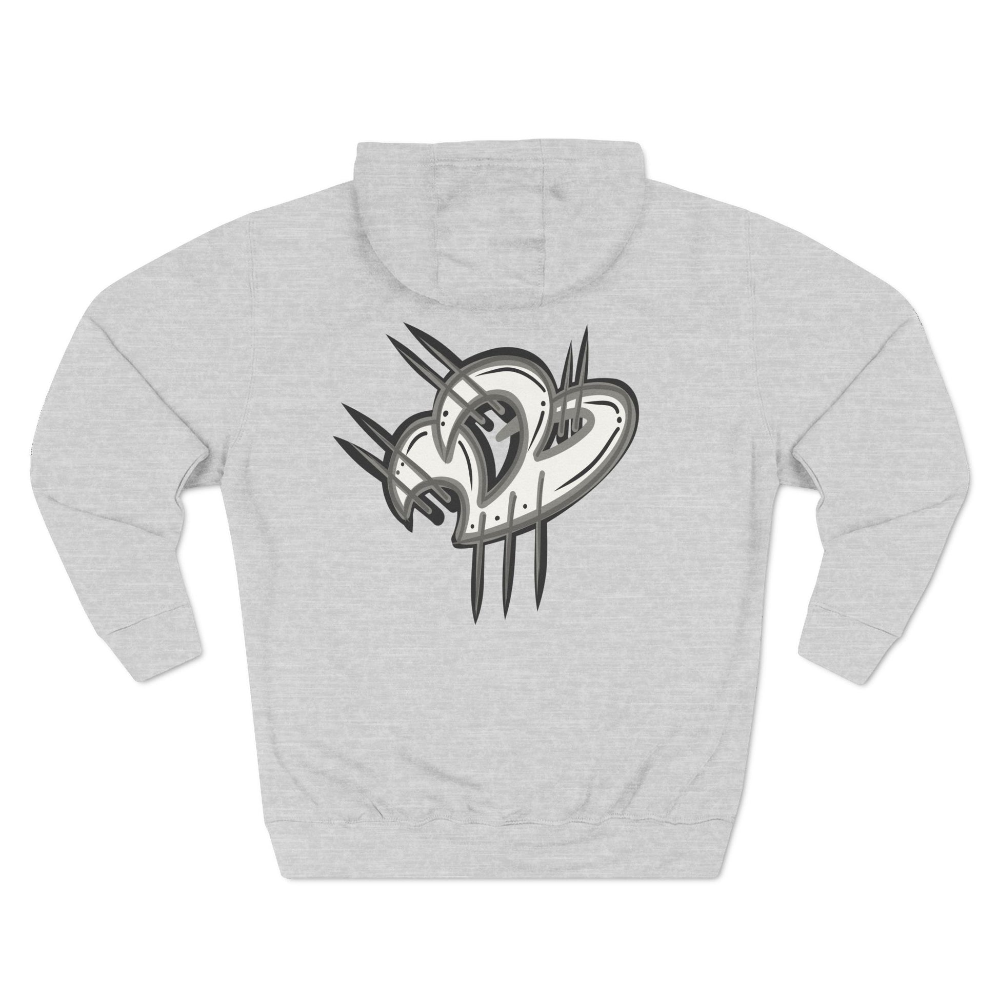 The Elite Collegiate Solid Unisex Hoodie - Grey Team