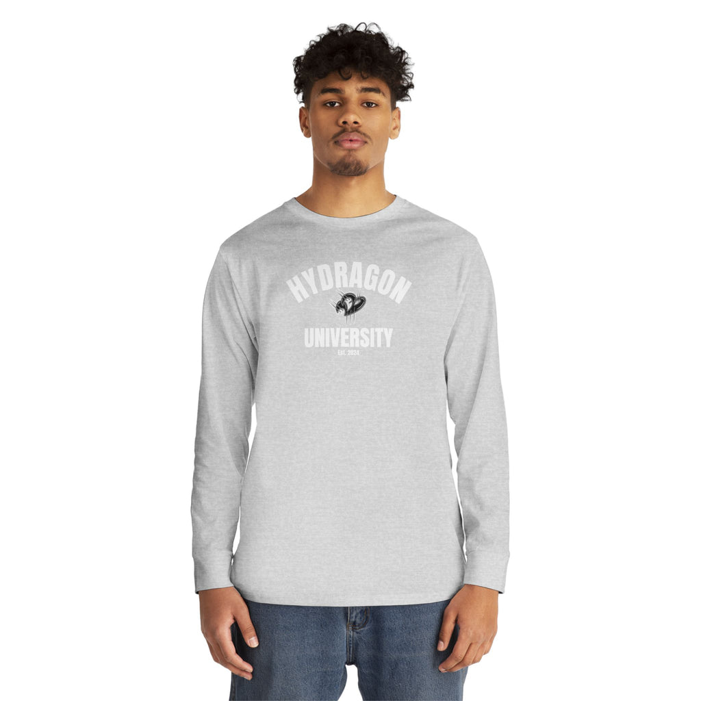 Hydragon University Long Sleeve Crewneck Tee