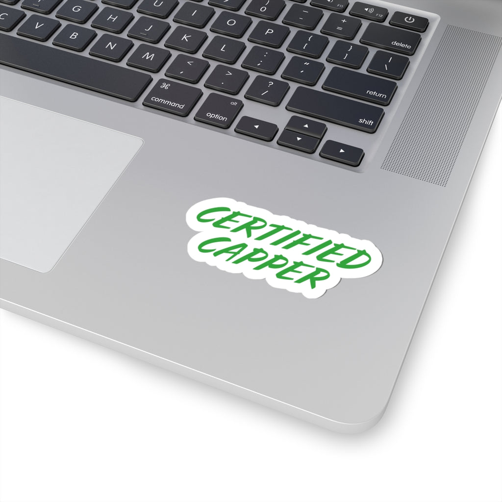 Certified Capper Kiss-Cut Sticker