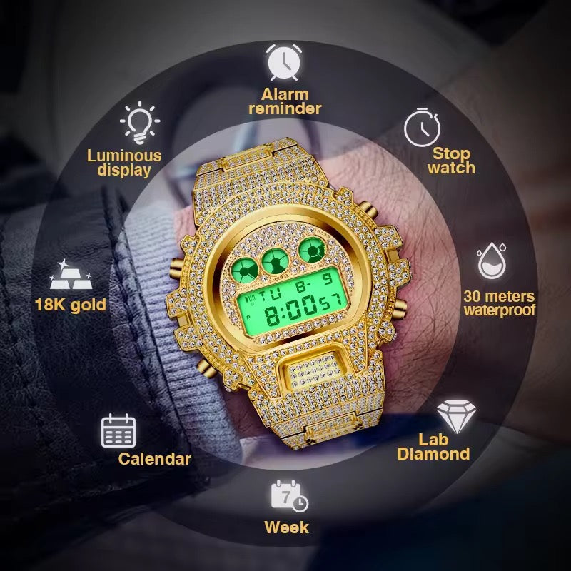 G-Style Iced Out Watch
