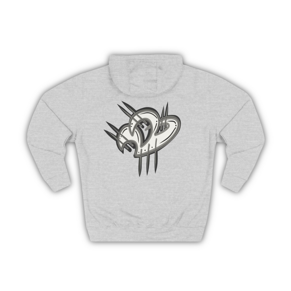 The Elite Collegiate Solid Unisex Hoodie - Grey Team