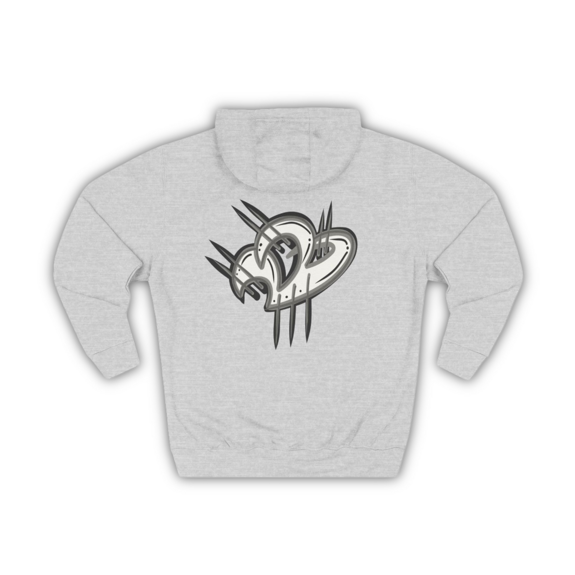 The Elite Collegiate Solid Unisex Hoodie - Grey Team