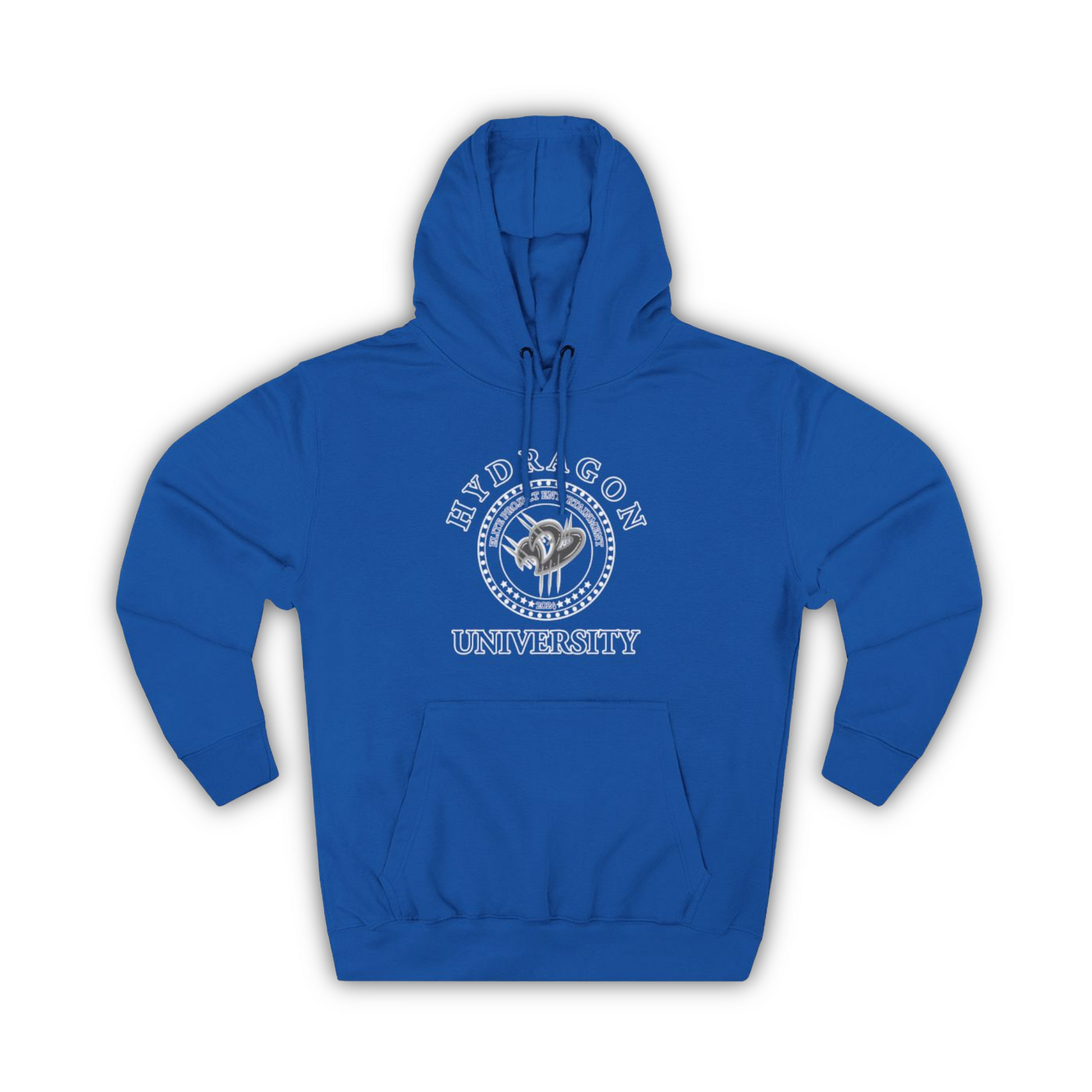 The Elite Collegiate Outline Unisex Hoodie - Blue Team
