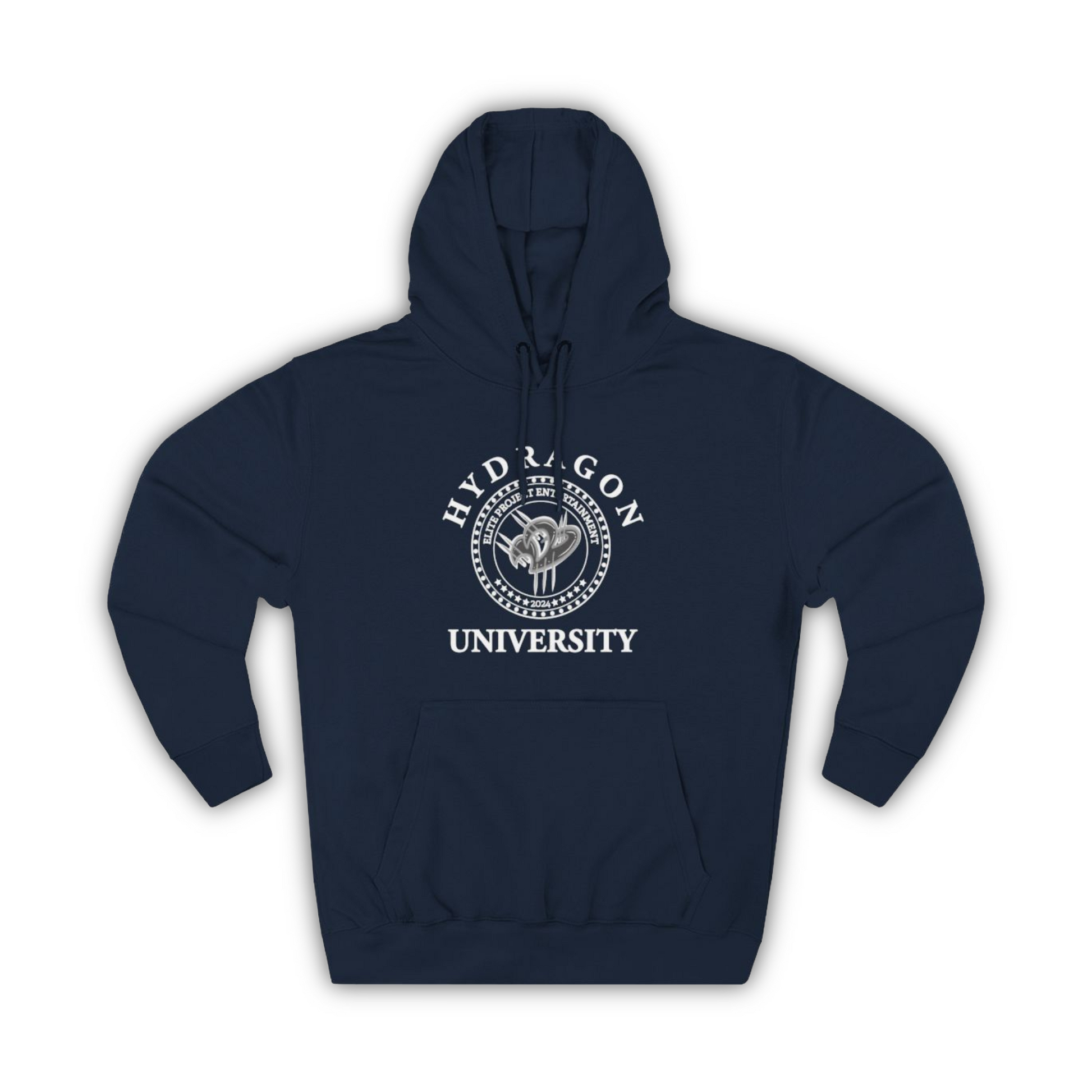The Elite Collegiate Solid Unisex Hoodie - Navy Team