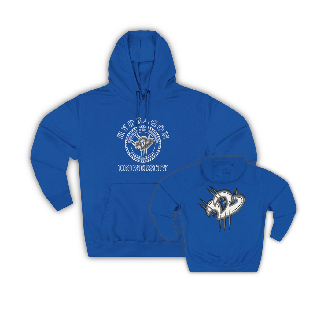 The Elite Collegiate Outline Unisex Hoodie - Blue Team